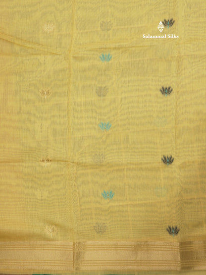 Lavender Colour Meenakari Work Muga Cotton Saree With Contrast Purple Blouse