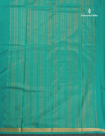 Semi Mysore Silk Saree - Light Pink Colour Body Plain With Small Border