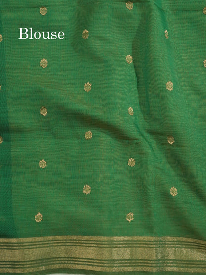 Lavender Colour Meenakari Work Muga Cotton Saree With Contrast Purple Blouse