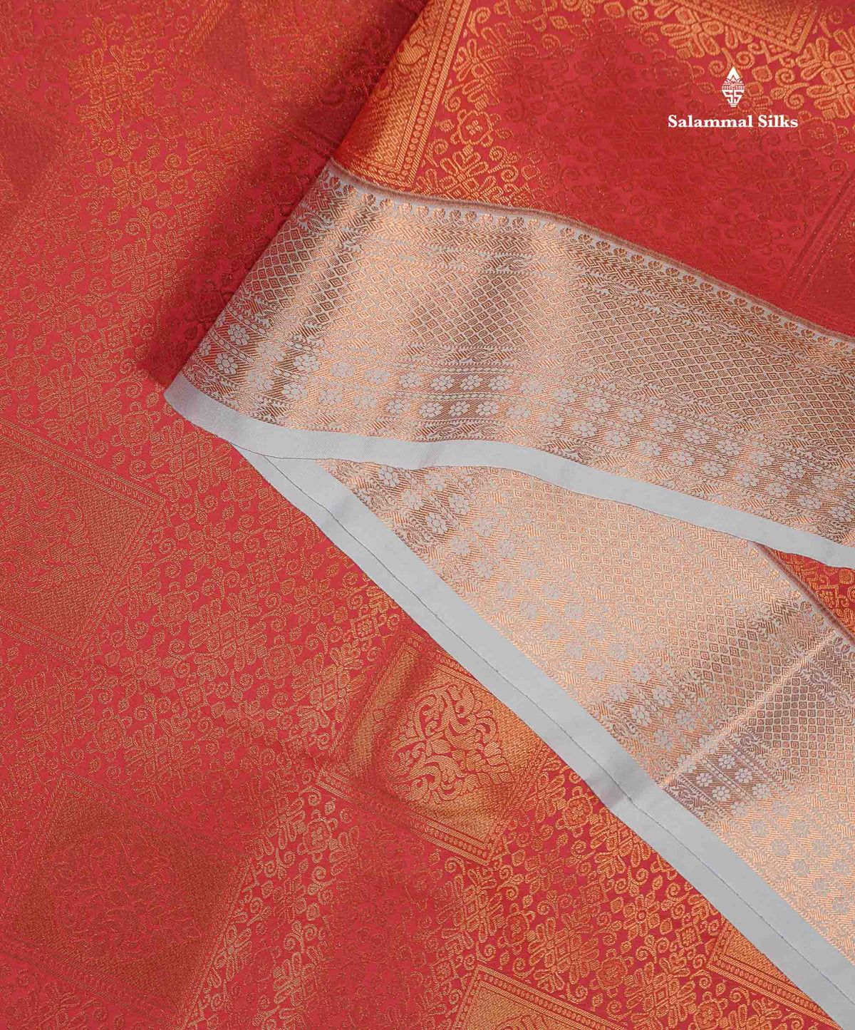 Semi Silk Saree - Redish Maroon Colour Body With Contrast Light Grey Evening Morning Border