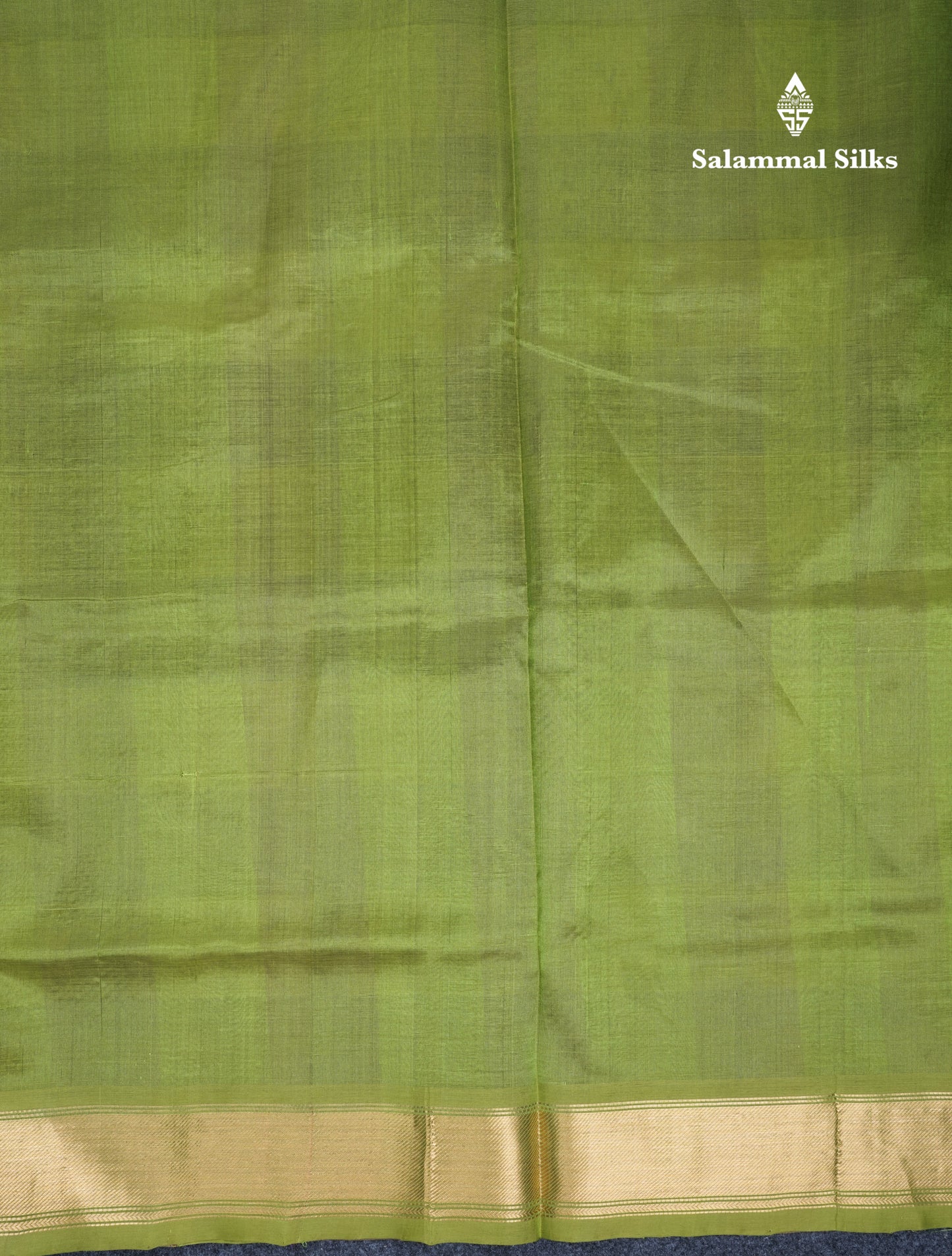 Beautiful Paalum Pazham Checks Handloom Pure Silk Cotton Saree With Gold Zari Border