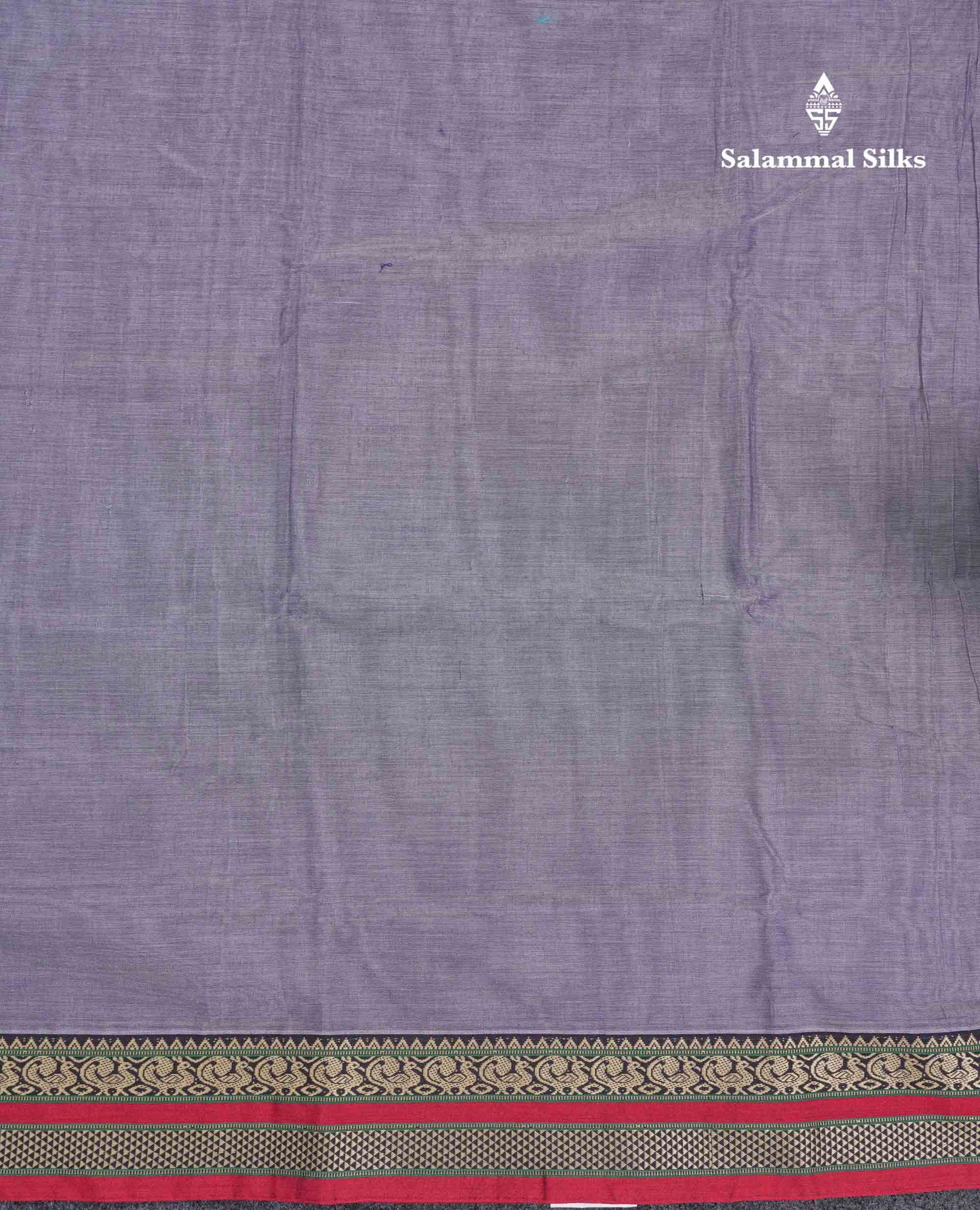 Beautiful Light Chocolate Plain Pure Cotton Saree With Traditional Border