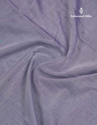 Beautiful Light Chocolate Plain Pure Cotton Saree With Traditional Border