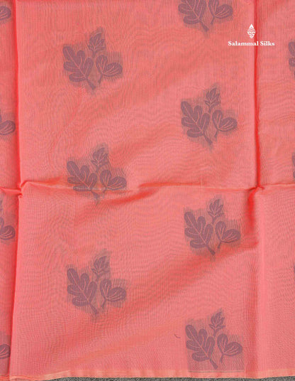 Cora Cotton Saree - Yellow Colour Body Thread Butta With Blouse