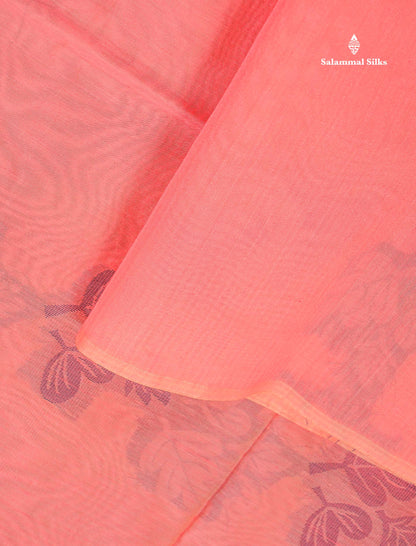 Cora Cotton Saree - Yellow Colour Body Thread Butta With Blouse