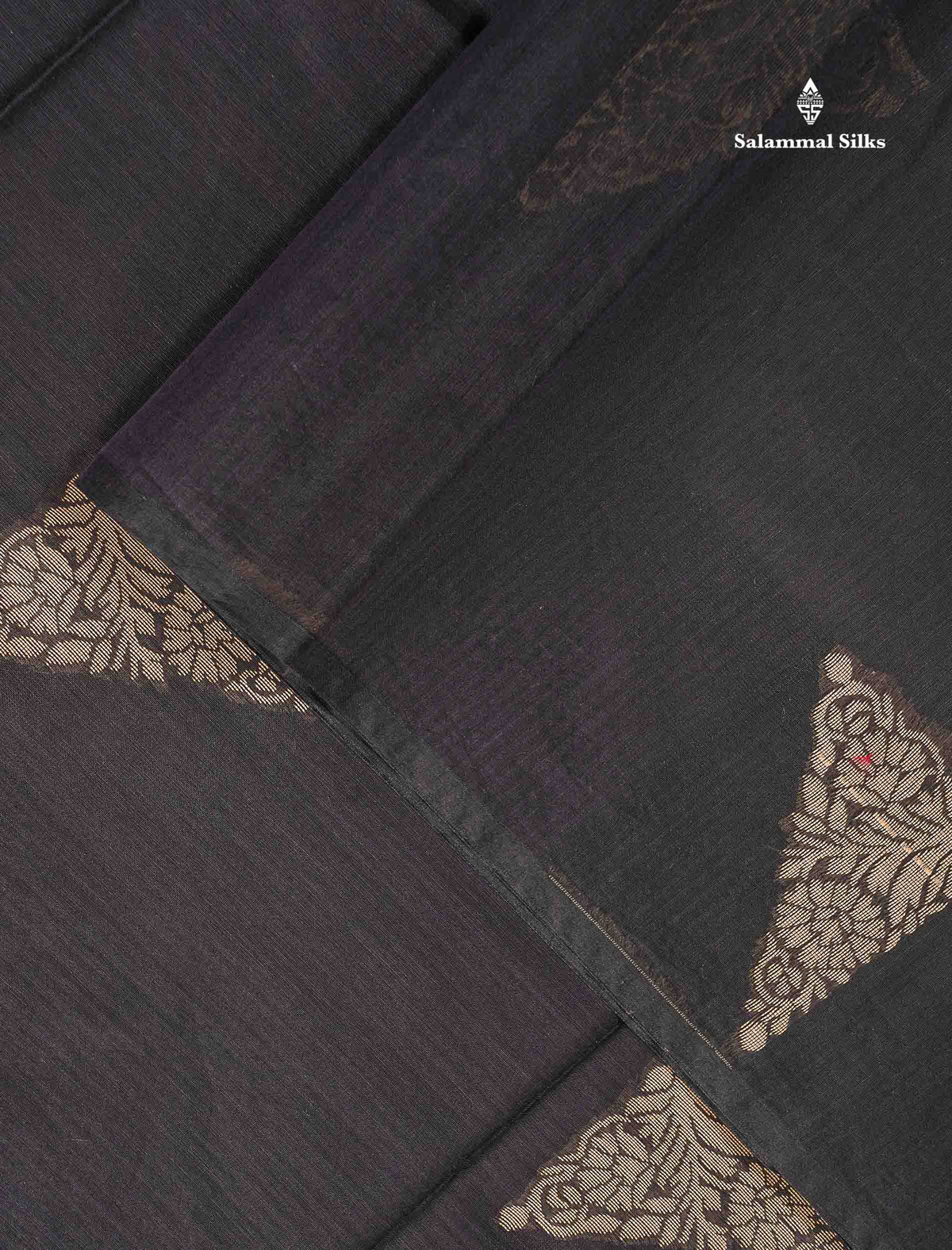 Cora Cotton Saree - Dark Navy Blue Colour Body Thread Butta With Without Border