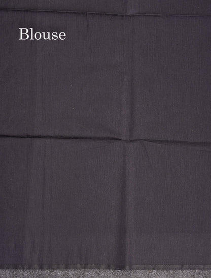 Cora Cotton Saree - Dark Navy Blue Colour Body Thread Butta With Without Border