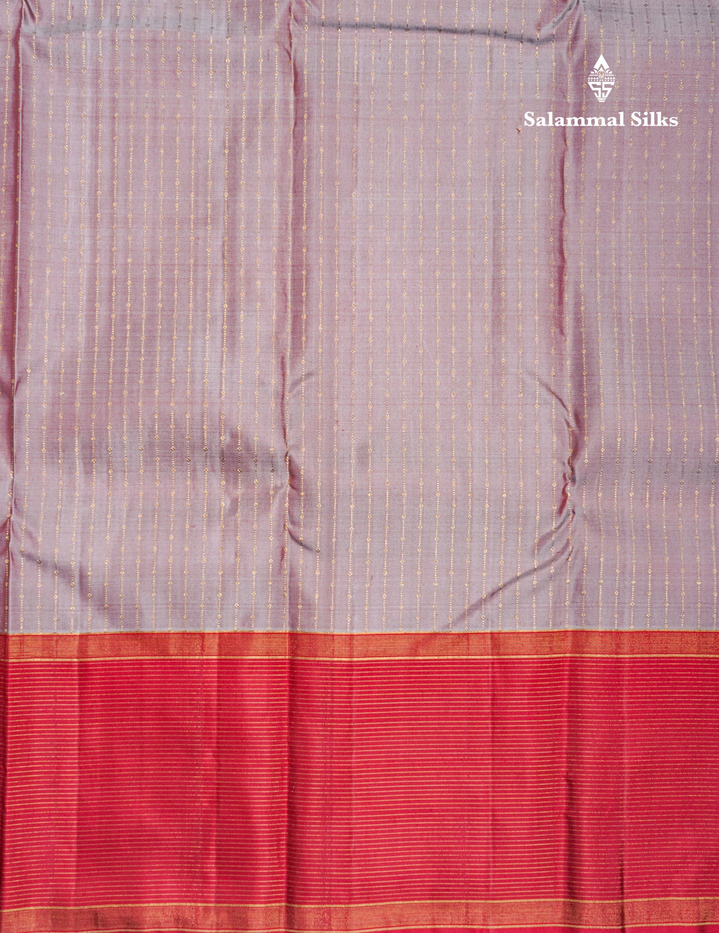 Dual Tone Light Maroon Pure Kanjivaram Silk Saree With Contrast Maroon Vairaoosi Border