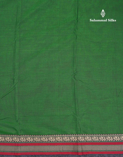 Beautiful Light Chocolate Plain Pure Cotton Saree With Traditional Border