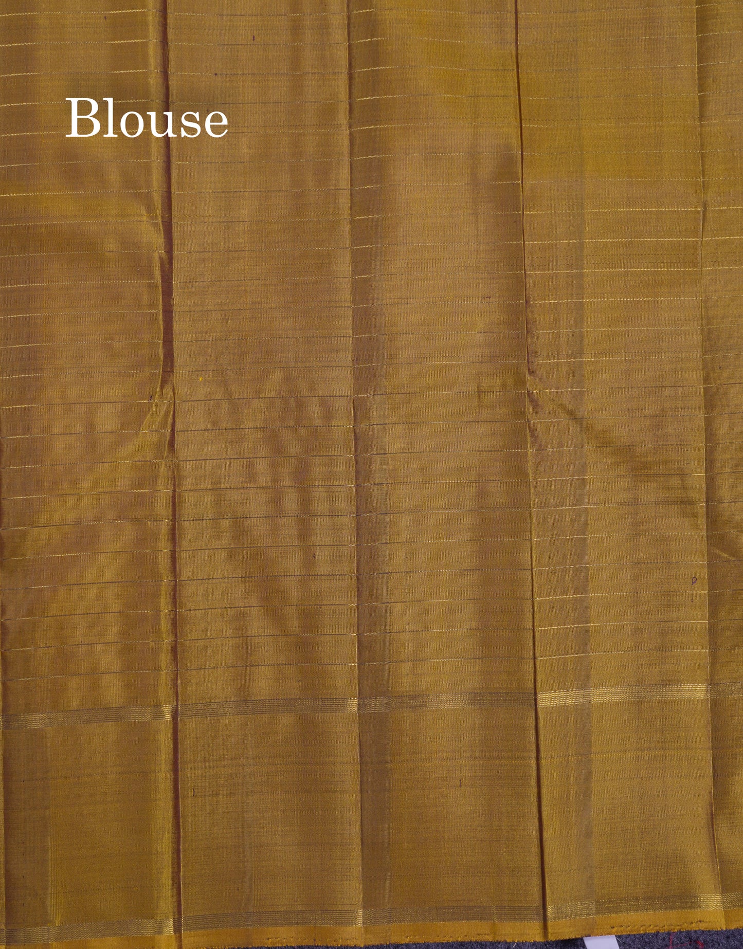 Beautiful Dark Brown Zari Checks With Butta Pure Kanjivaram Silk Saree With Contrast Olive Mustard Yellow Gap Border