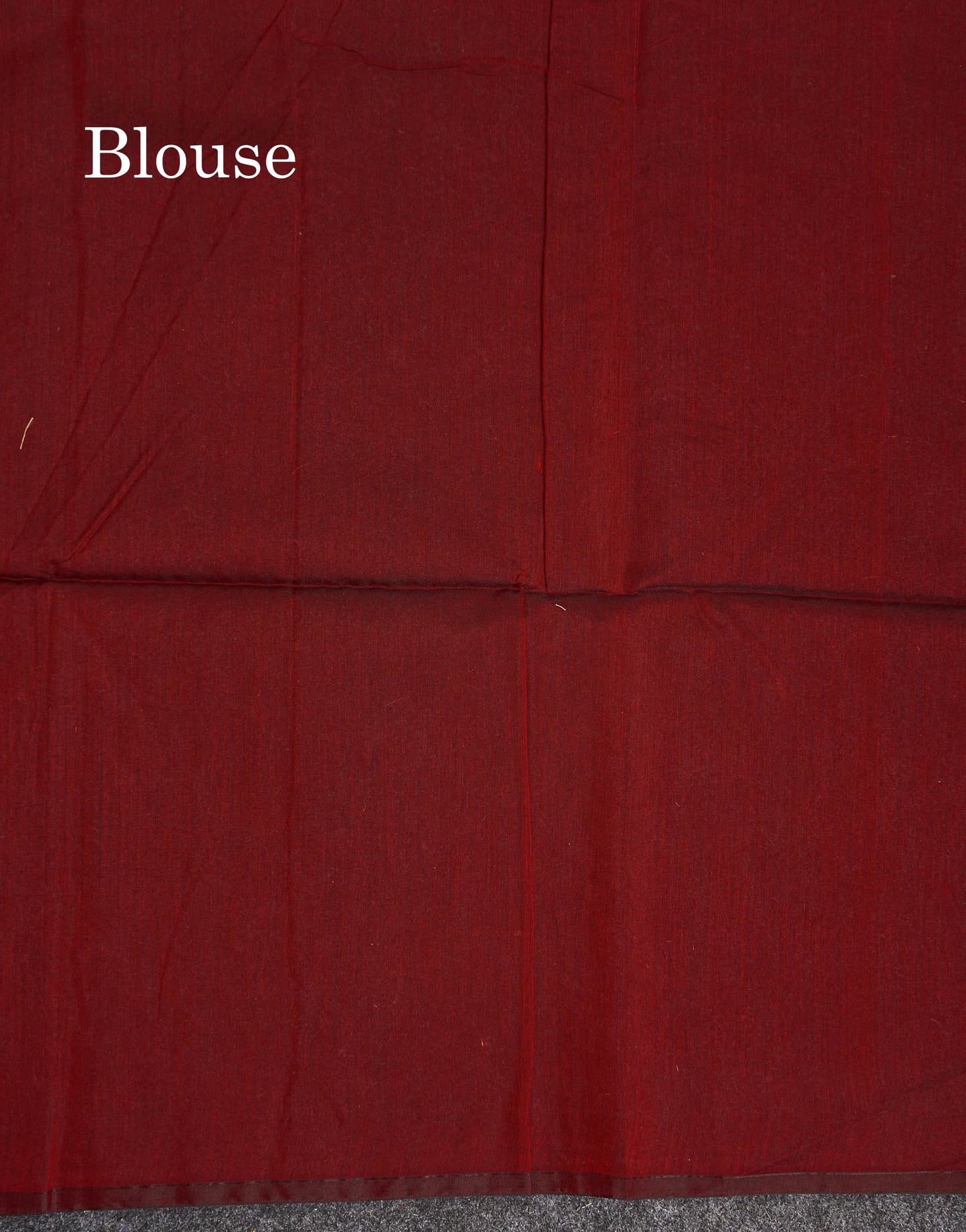 Kota Cotton Saree - Light Grey Colour Body Thread Butta With Contrast Maroon Blouse