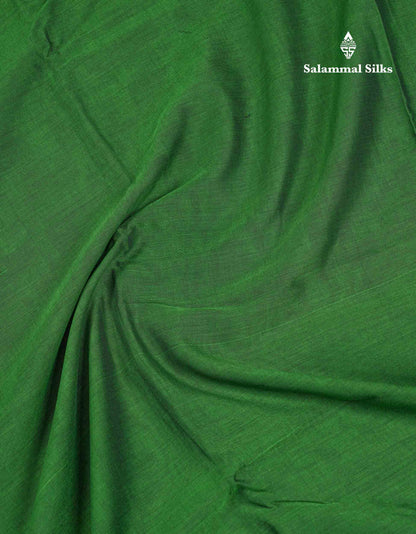Beautiful Light Chocolate Plain Pure Cotton Saree With Traditional Border