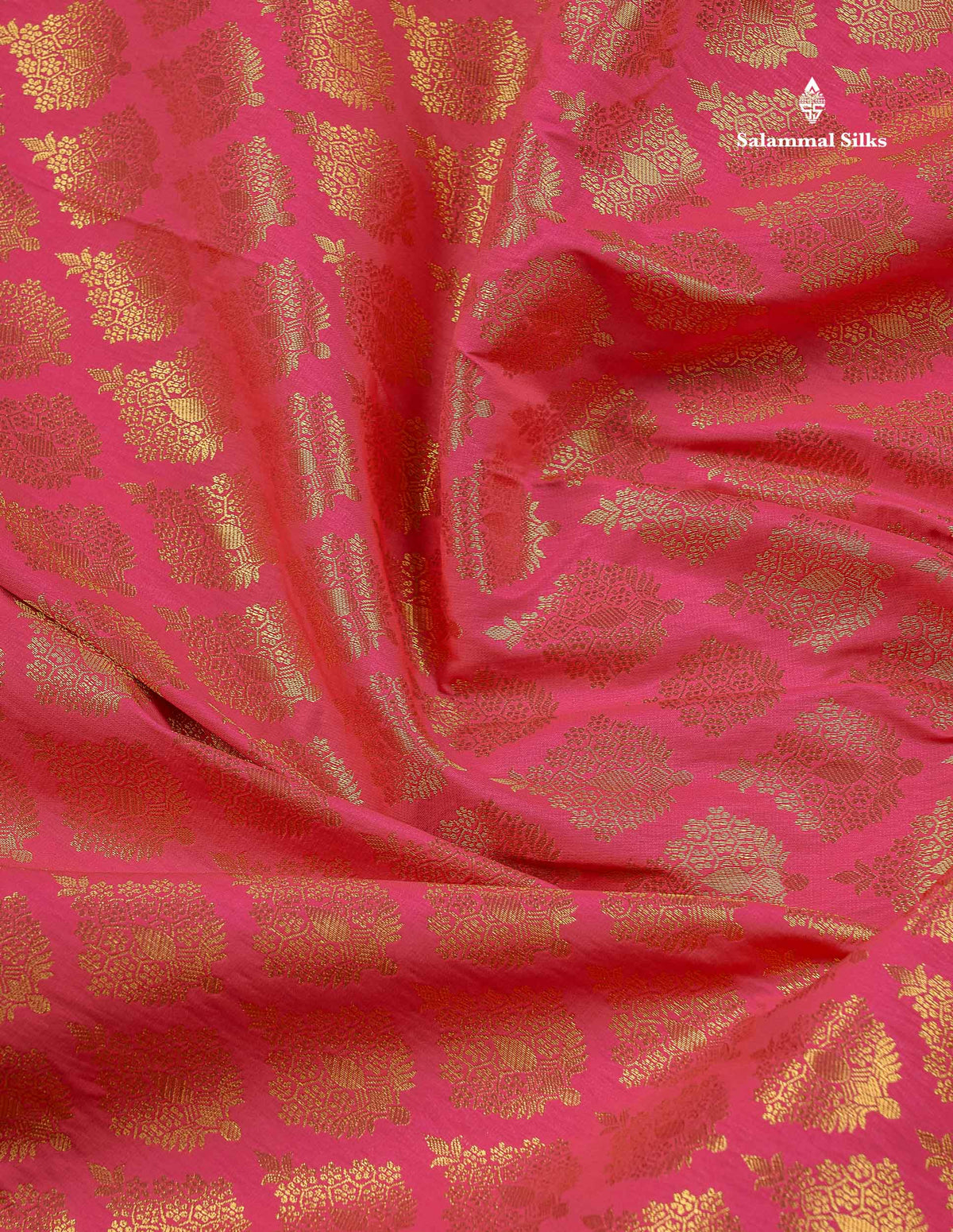 Semi Silk Saree - Pink Colour Body With Contrast Purple Traditional Border