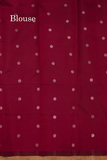 Light Pink Colour Semi Silk Tissue Saree With Contrast Magenta Pink Border