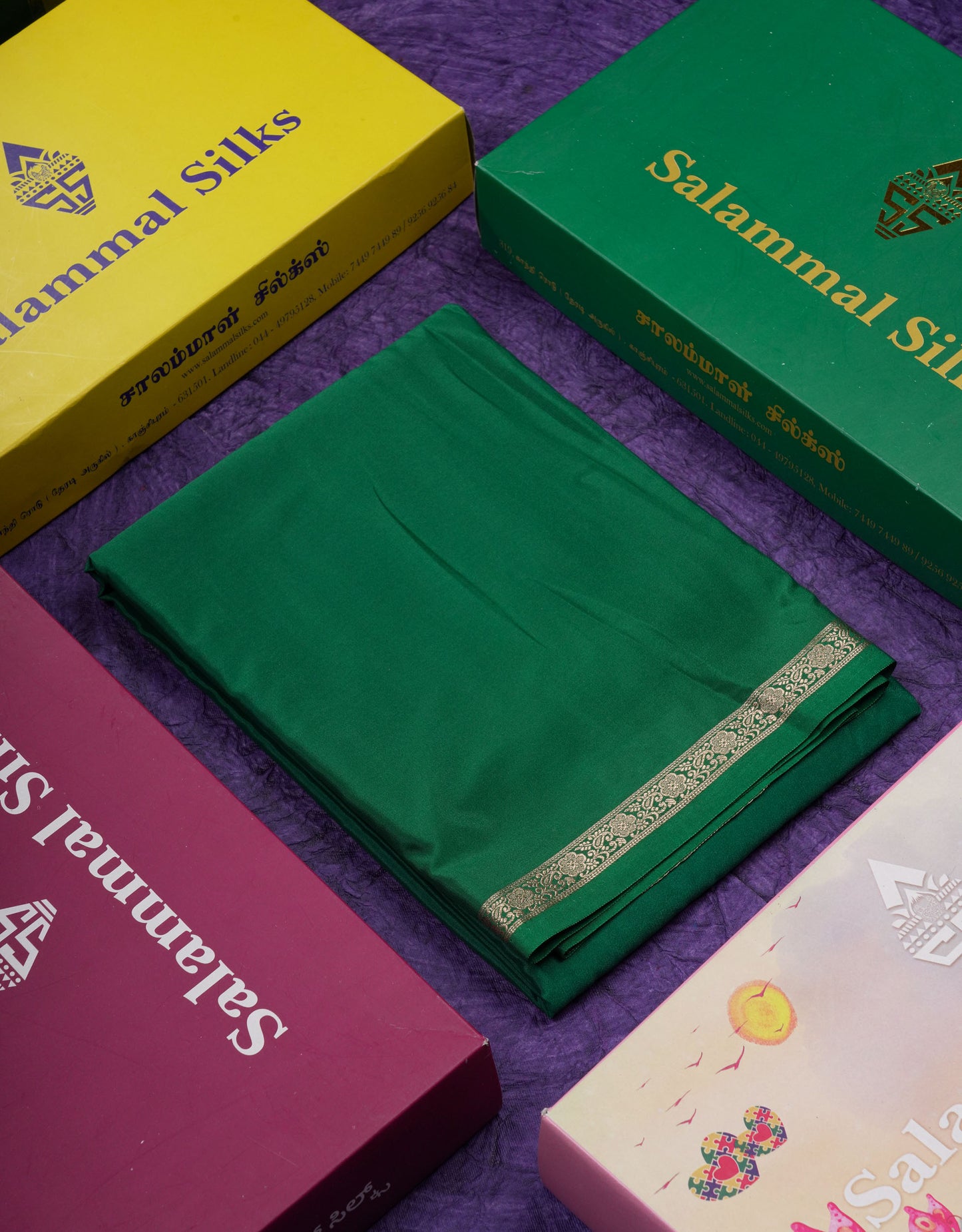 Beautiful Half White Plain Semi Mysore Silk Saree With Small Traditional Zari Border