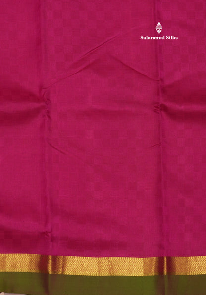 Pink Light Weight Beautiful Pure Silk Saree With Double Border