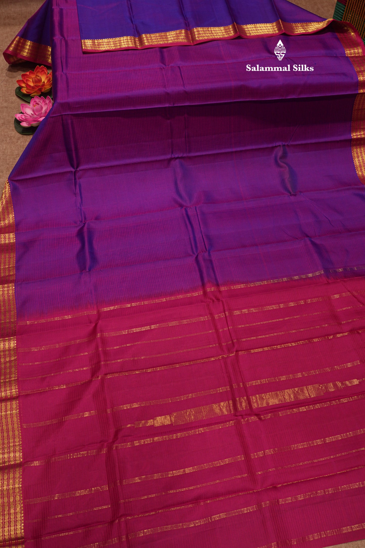 Peach Light Weight Beautiful Pure Silk Saree With Traditional Border