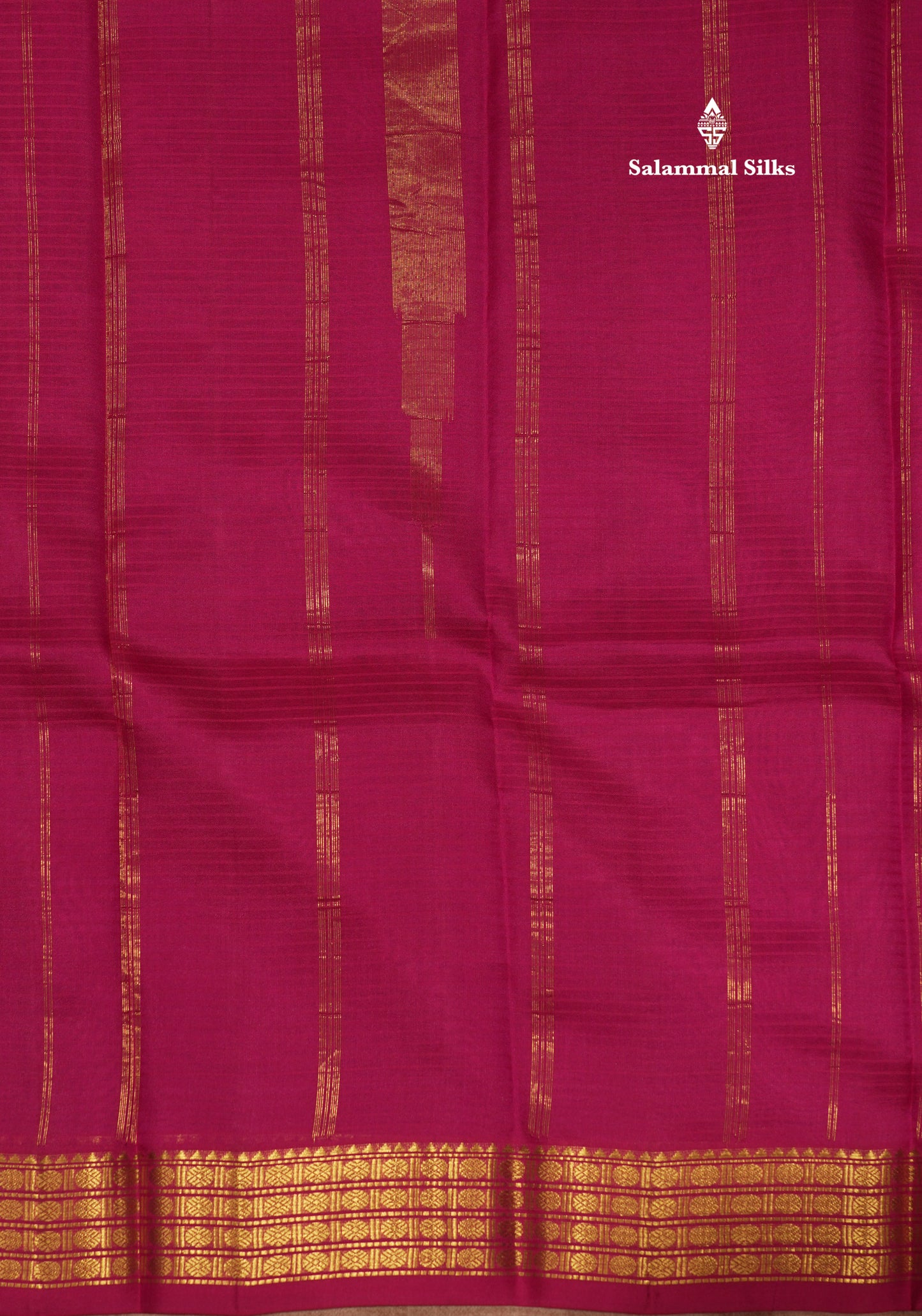 Peach Light Weight Beautiful Pure Silk Saree With Traditional Border