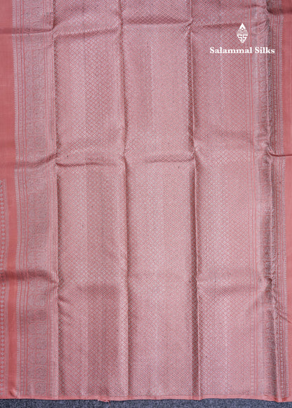 Chocolate Colour Fancy Pure Kanjivaram Silk Saree With Designer Blouse