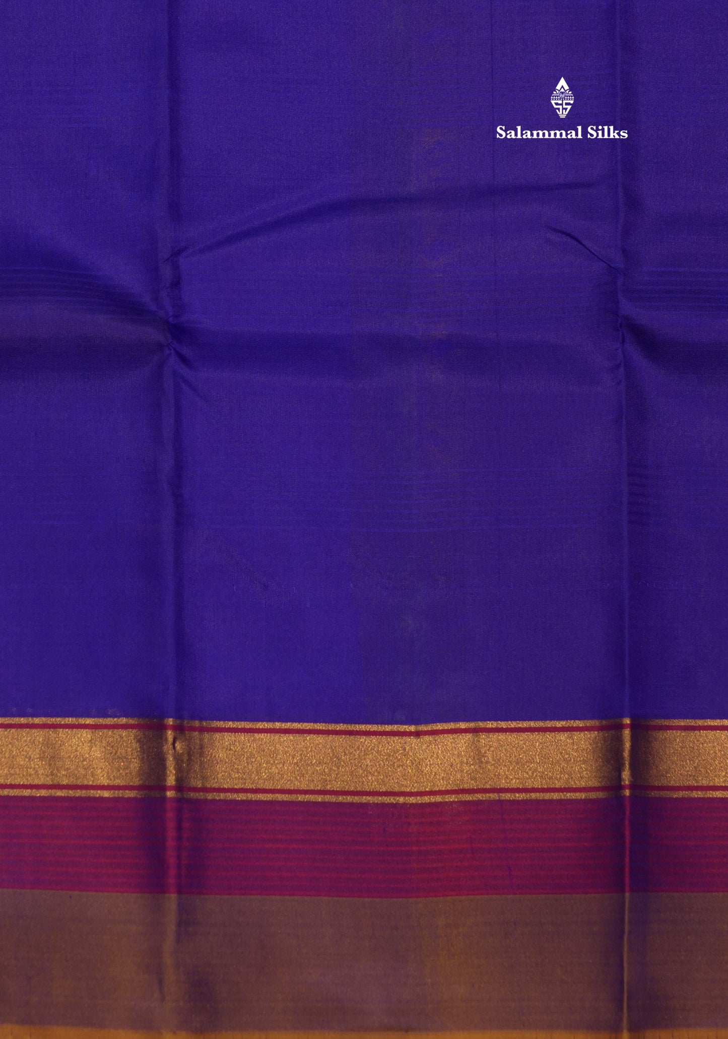 Royal Blue Light Weight Beautiful Pure Silk Saree With Three Layer Border