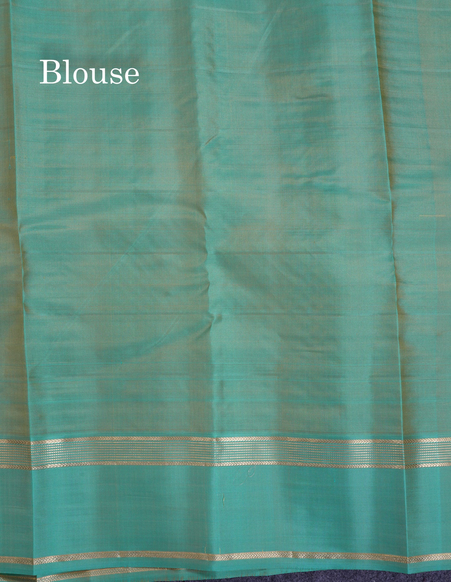 Beautiful Yellow Checks With Butta Pure Kanjivaram Silk Saree With Contrast Sapphire Green Traditional Gap Border