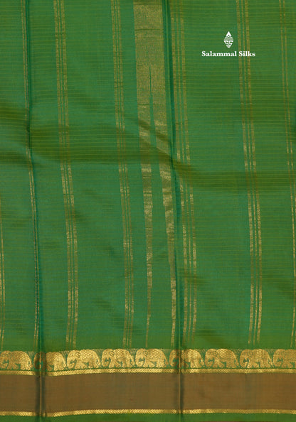 Red Light Weight Beautiful Pure Silk Saree With Elephant Butta Border