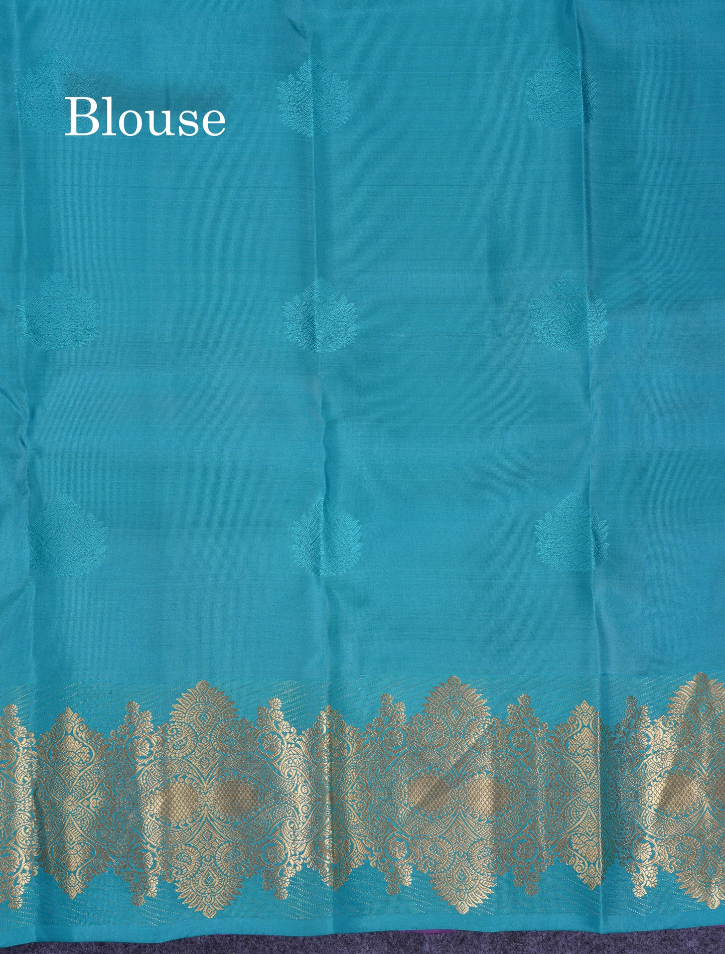 Beautiful Light Violet Puremix Silk Saree With Contrast Sapphire Green Blouse