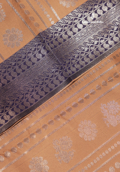 Parrot Green Colour Semi Silk Saree With Contrast Bottle Green Border