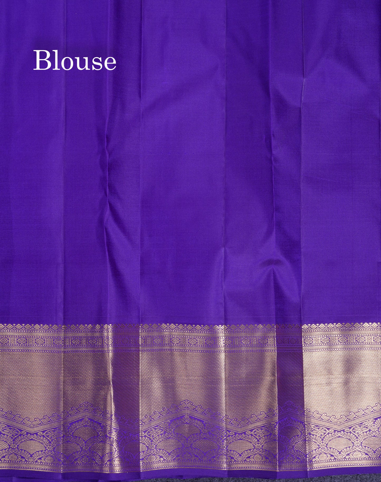 Beautiful Violet Menakari Work Bridal Pure Kanjivaram Silk Saree With Traditional Border