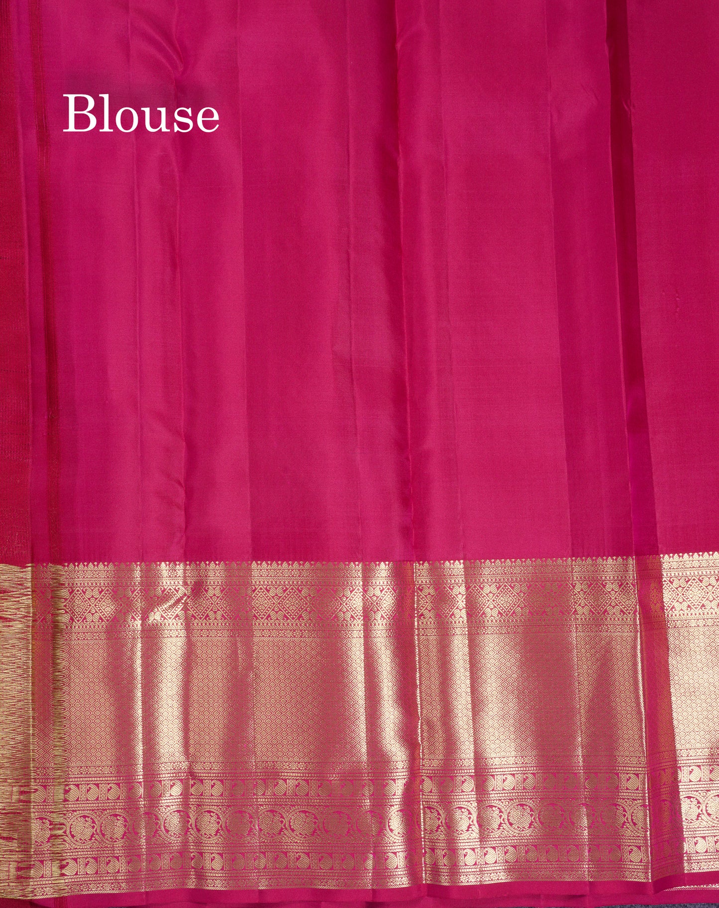Beautiful Pink Bridal Pure Kanjivaram Silk Saree With Traditional Evening Morning Border