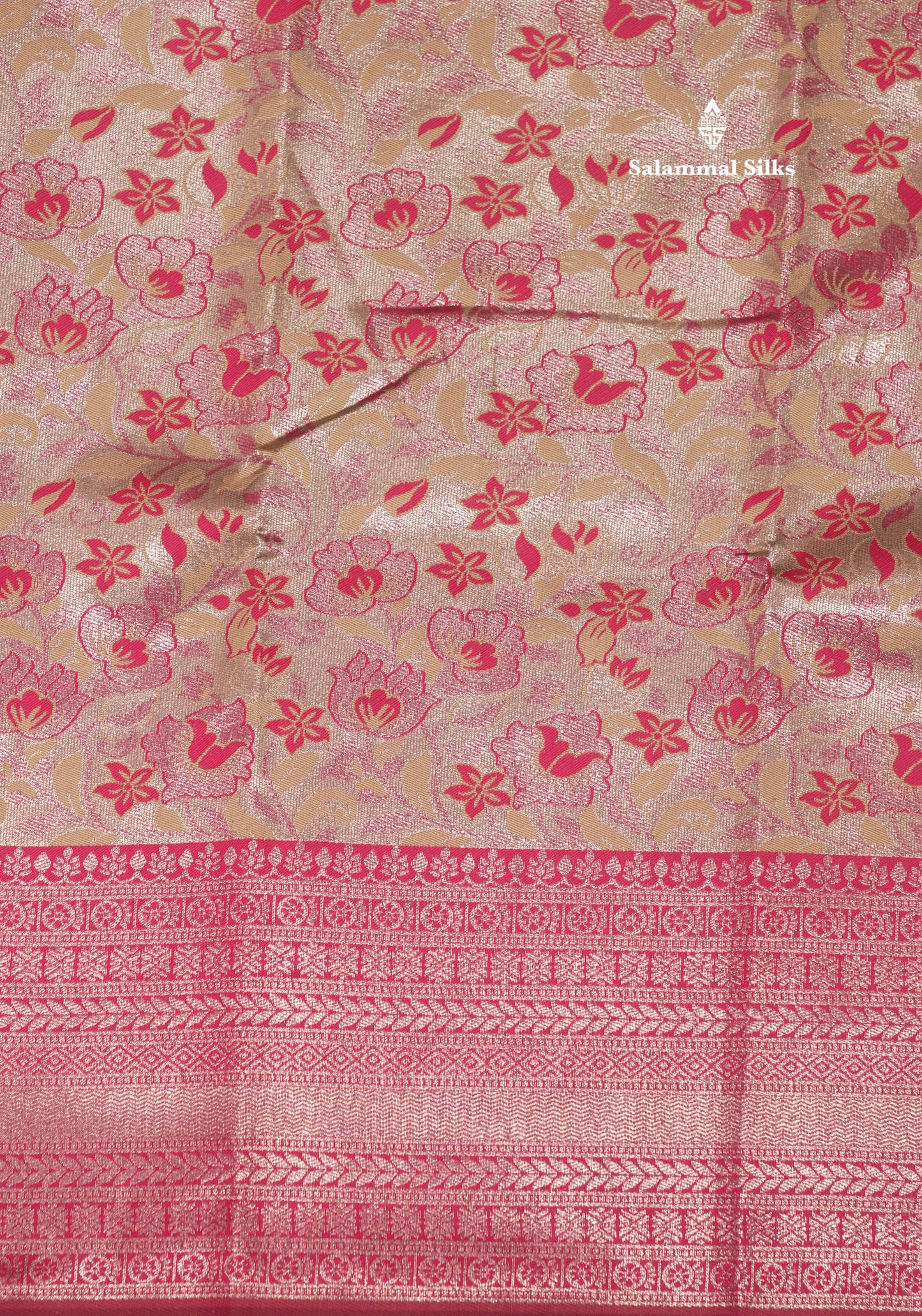 Chocolate Colour Semi Silk Saree With Contrast Navy Blue Border