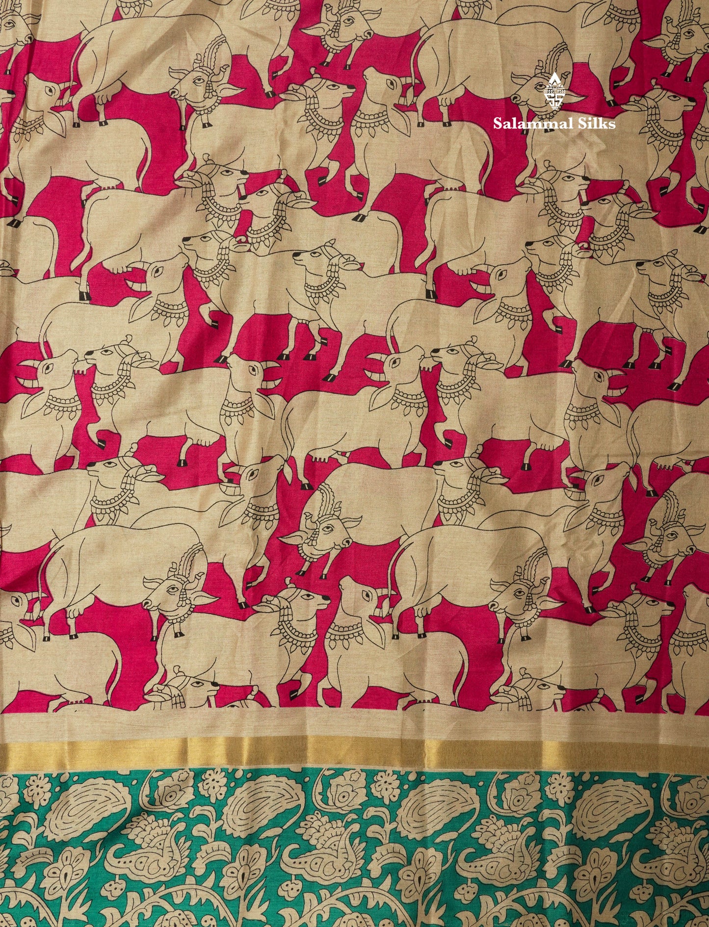 Black Chanderi Mixed Cotton Saree With Contrast Red Border