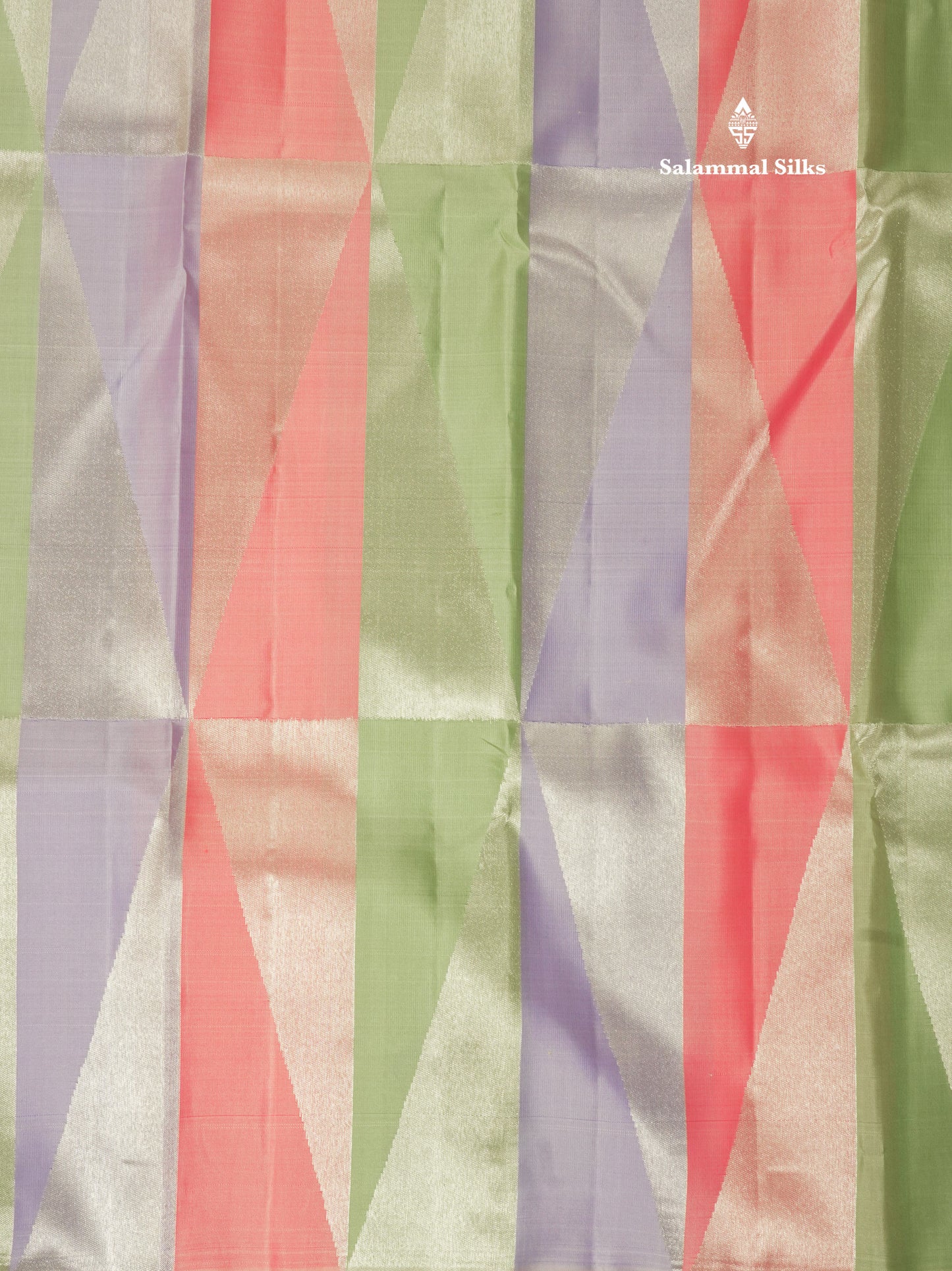 Beautiful Traditional 8 Kol Multicolour Fancy Pure Kanjivaram Silk Saree with Contrast Light Green Blouse