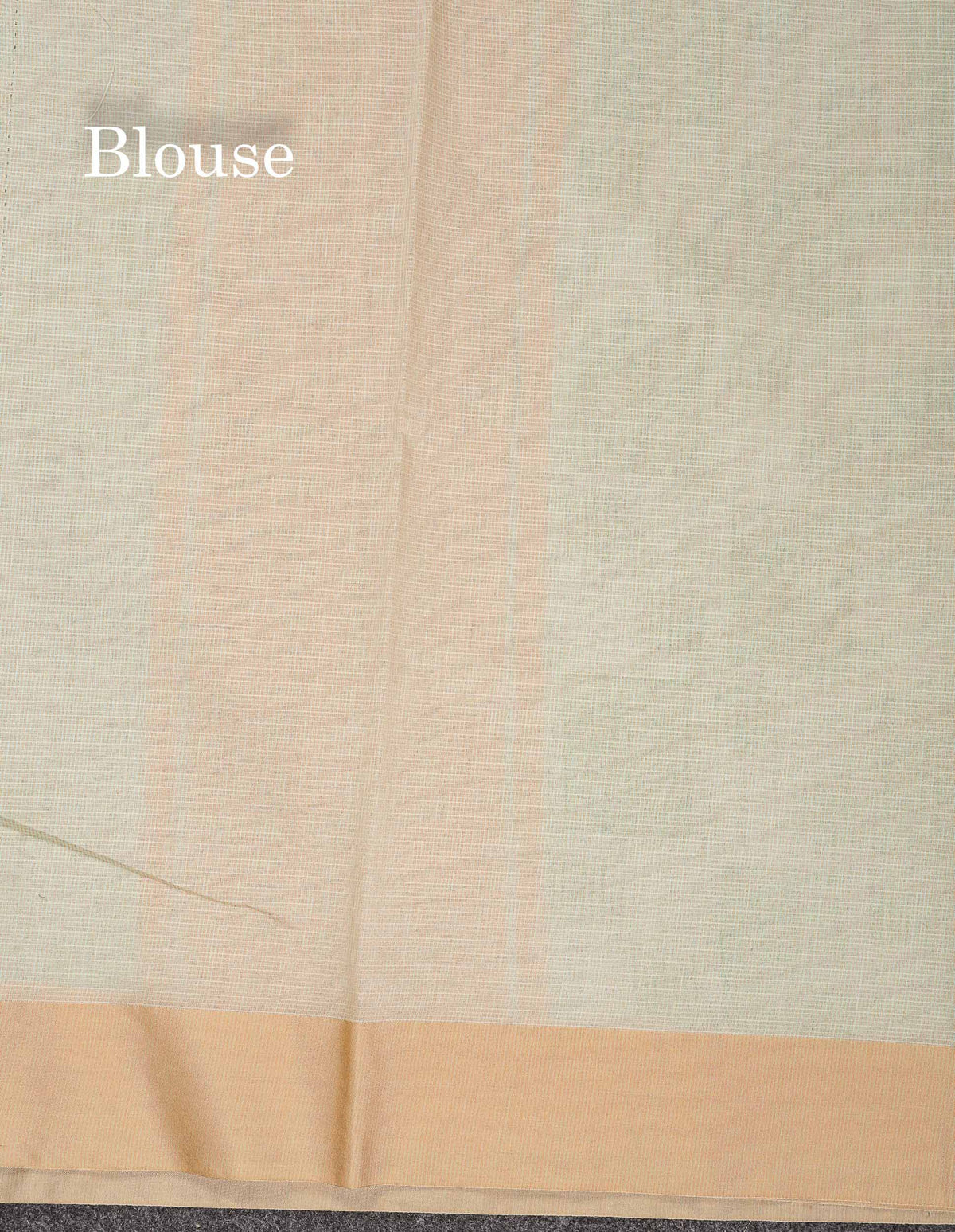 Kota Cotton Saree - Light Green Colour Body With Sandal Plain Border