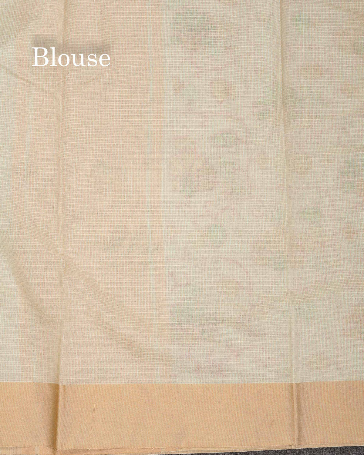 Kota Cotton Saree - Light Pista Green Colour Body With Sandal Plain Border