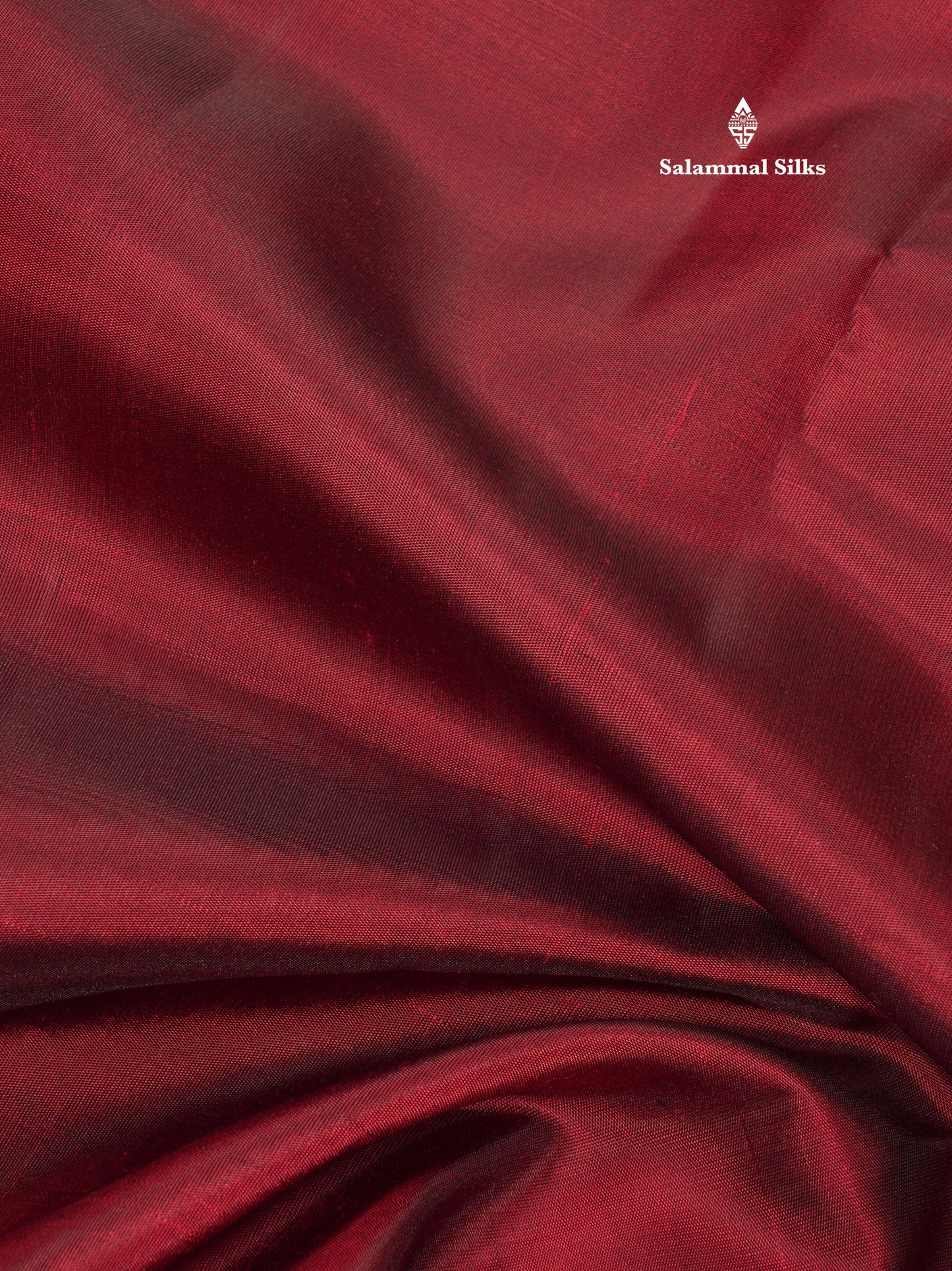 8 Kol Maroon Pure Kanjivaram Silk Saree with Traditional Temple Border