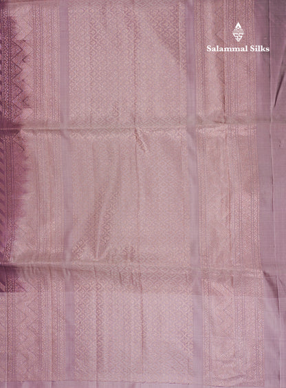 Beautiful Chocolate Brown Pure Kanjivaram Soft Silk Saree With Contrast Onion Pink Border