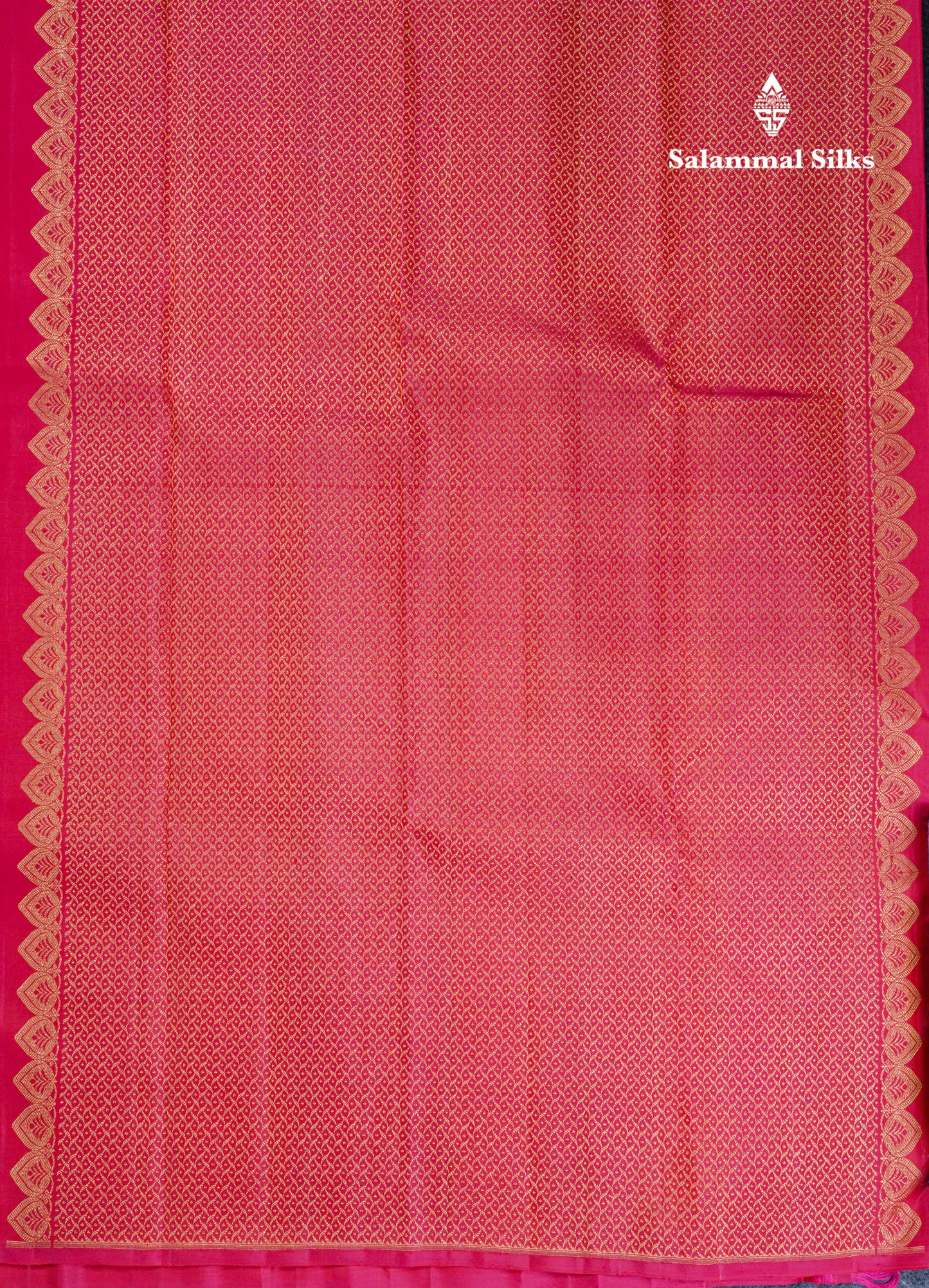 Light Chocolate Fancy Pure Kanjivaram Silk Saree With Contrast Pink Blouse