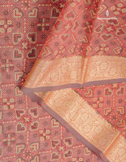 Kota Cotton Saree - Aqua Blue Colour Body With Fancy Thread Border