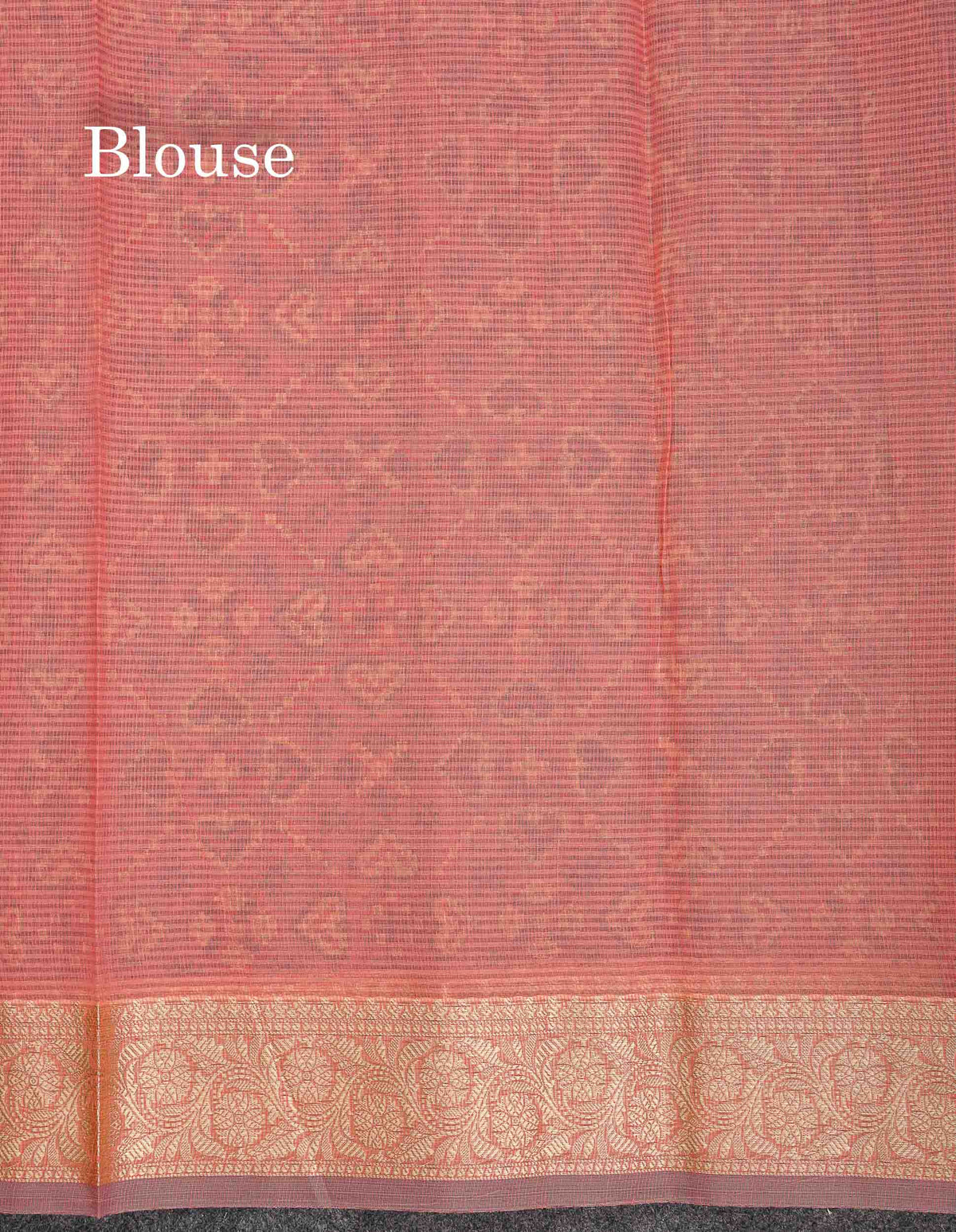 Kota Cotton Saree - Aqua Blue Colour Body With Fancy Thread Border