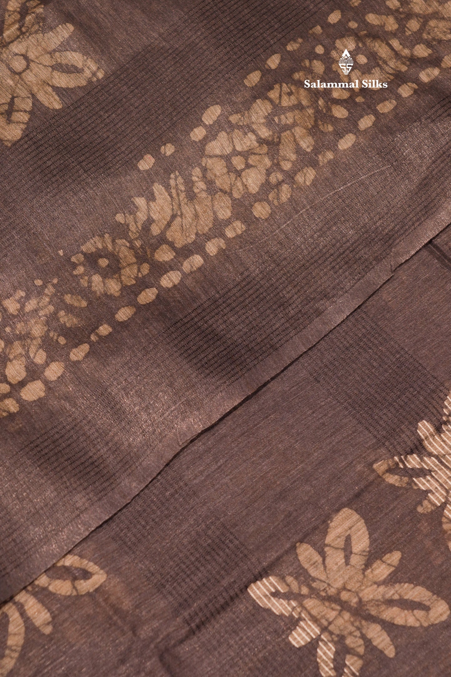 Brown Colour  Printed Pure Cotton With Mustard Yellow Blouse