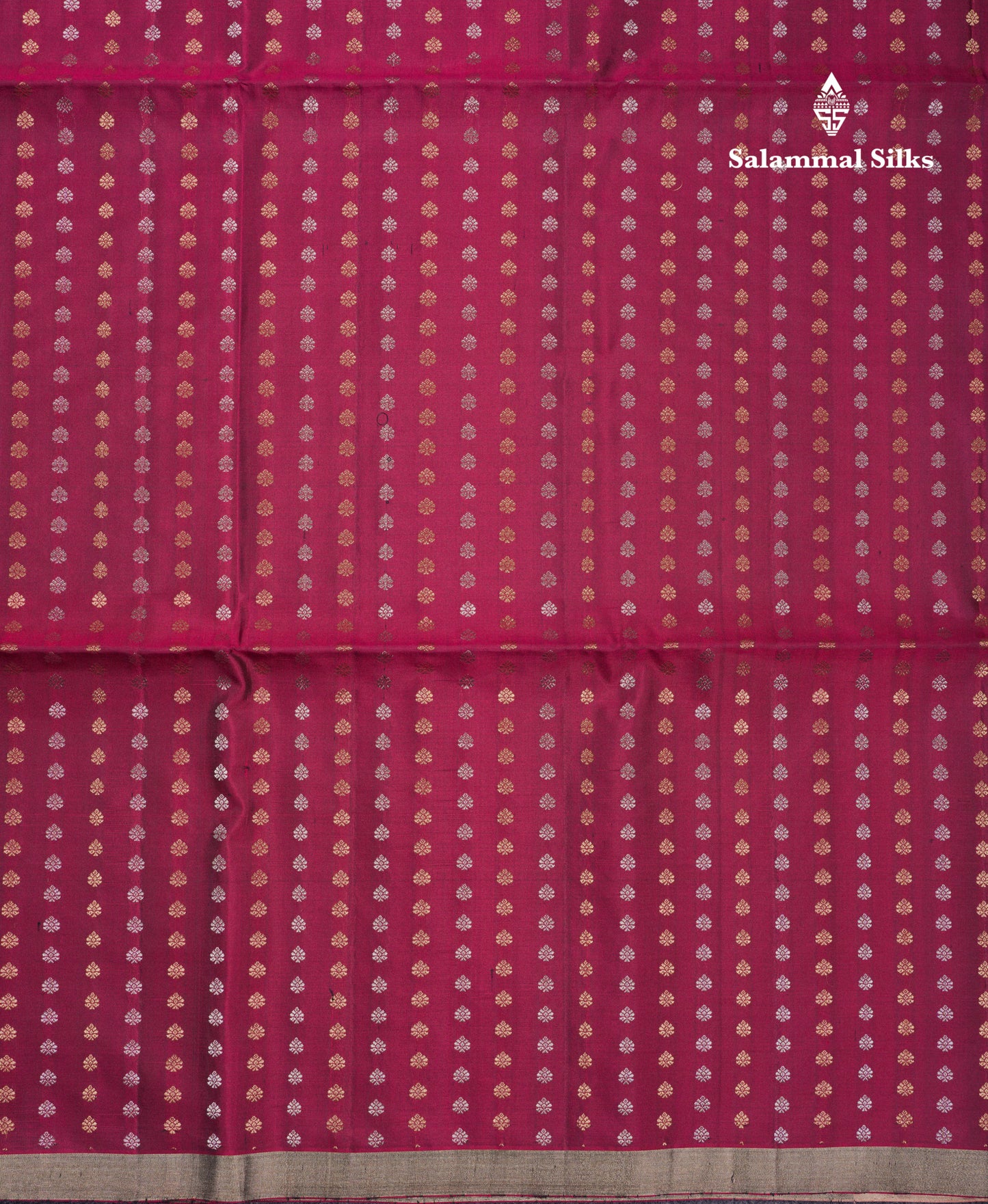 Beautiful Dual Tone Magenta Pure Kanjivaram Soft Silk Saree With Contrast Peach Blouse