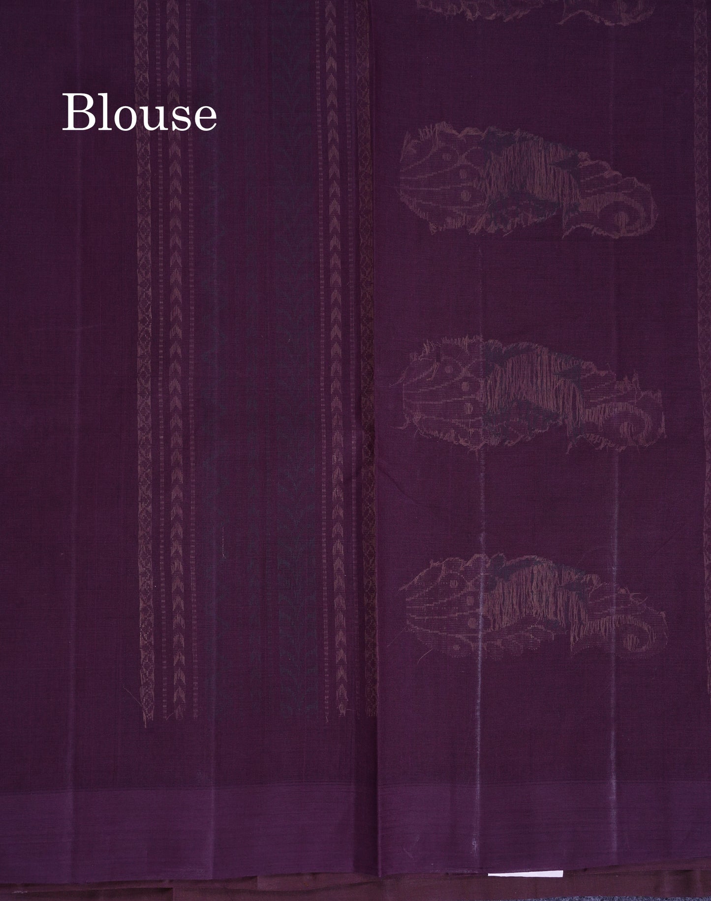 Beautiful Mustard Yellow Thread Work Butta Handloom Pure Cotton Saree With Contrast Dark Violet Border