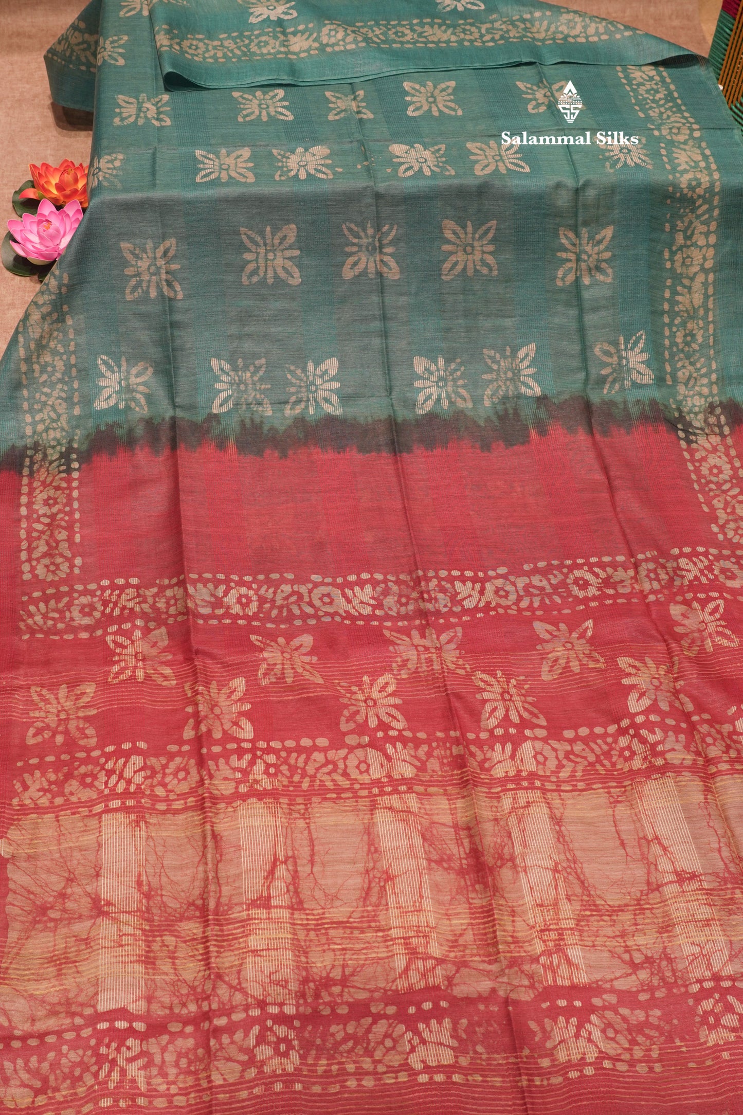 Brown Colour  Printed Pure Cotton With Mustard Yellow Blouse