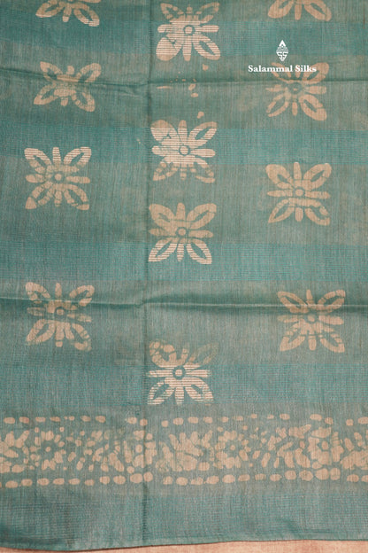 Brown Colour  Printed Pure Cotton With Mustard Yellow Blouse