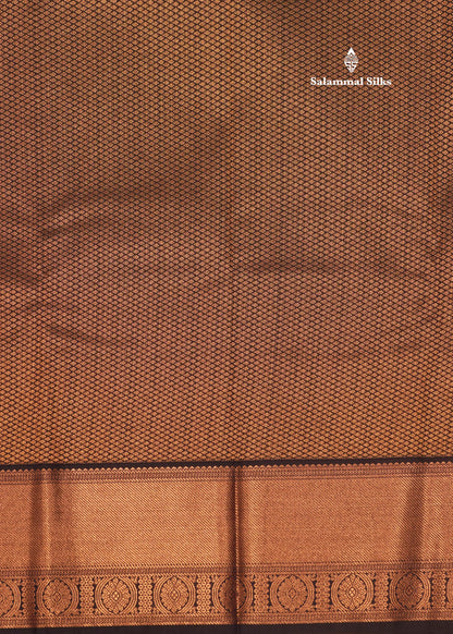 Pink Colour Semi Silk Saree With Dark Navy Blue Border