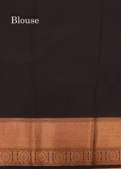 Pink Colour Semi Silk Saree With Dark Navy Blue Border