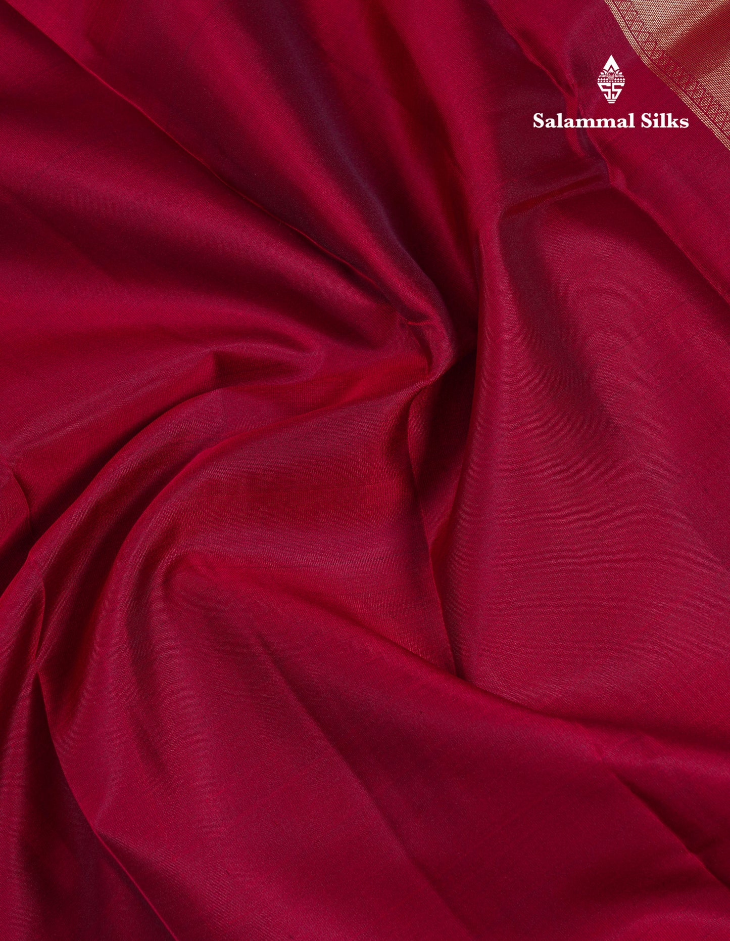 Beautiful Maroon Plain Pure Kanjivaram Pure Silk Saree with Traditional Pallaku Border