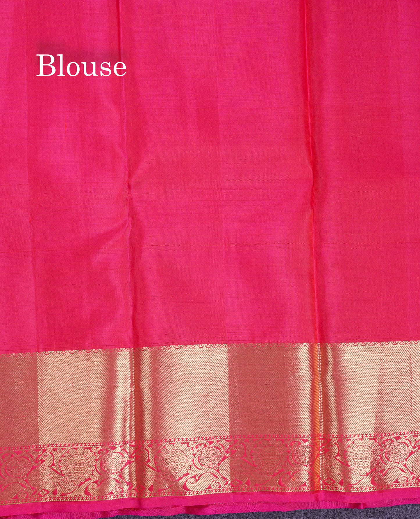 Beautiful Paalum Pazham Lines With Butta Pure Kanjivaram Silk Saree With Contrast Pink Traditional Evening Morning Border