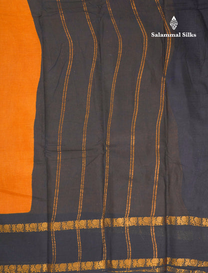 Beautiful Purple Plain Sungudi Cotton Saree With Contrast Navy Blue Traditional Rettapet Border